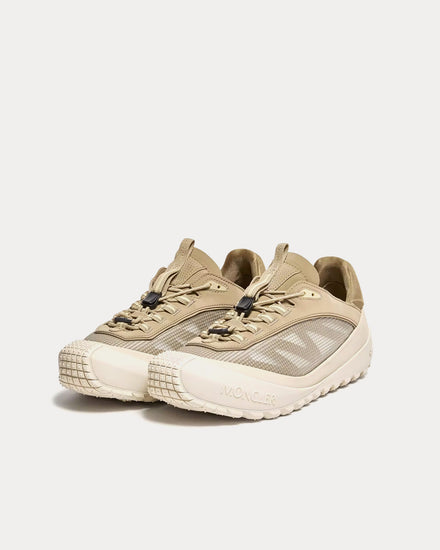 Moncler Trailgrip LP Suede & Nubuck Beige Low Top Sneakers - 3