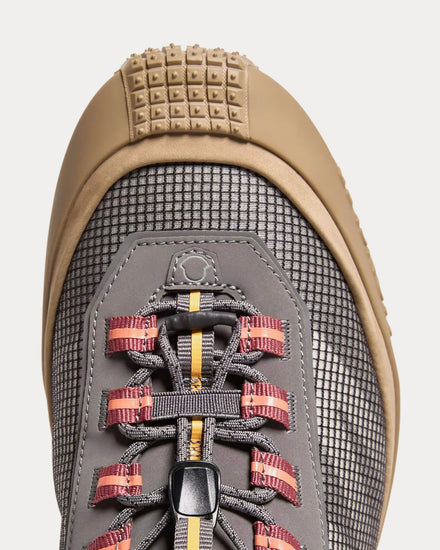 Moncler Trailgrip LP Suede & Nubuck Grey Low Top Sneakers - 5