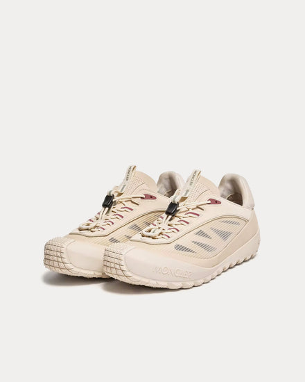 Moncler Trailgrip LP Suede & Nubuck Light Beige Low Top Sneakers - 3