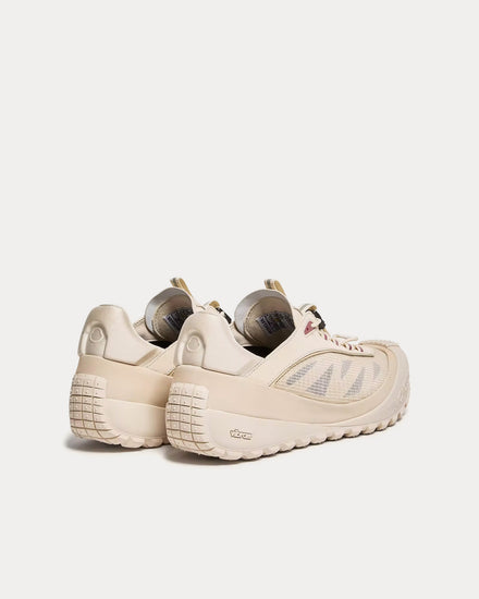 Moncler Trailgrip LP Suede & Nubuck Light Beige Low Top Sneakers - 4