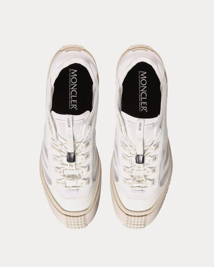 Moncler Trailgrip LP Suede & Nubuck White Low Top Sneakers - 2