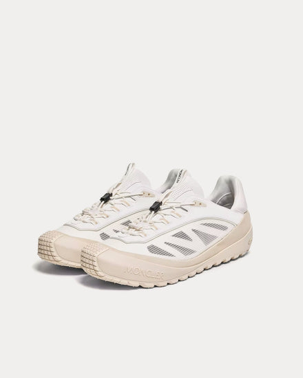 Moncler Trailgrip LP Suede & Nubuck White Low Top Sneakers - 3