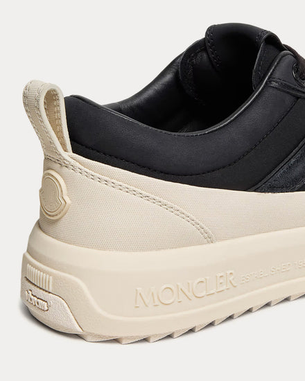 Moncler Altive Nubuck & Suede Black Low Top Sneakers - 5