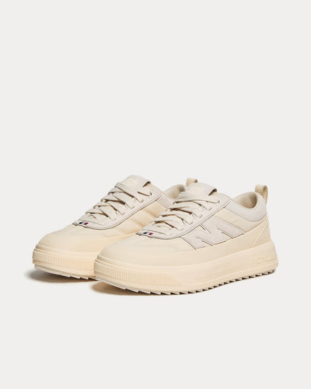 Moncler Altive Nubuck & Suede Light Beige Low Top Sneakers - 3