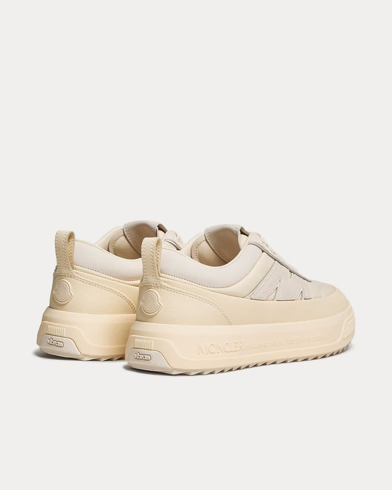 Moncler Altive Nubuck & Suede Light Beige Low Top Sneakers - 4
