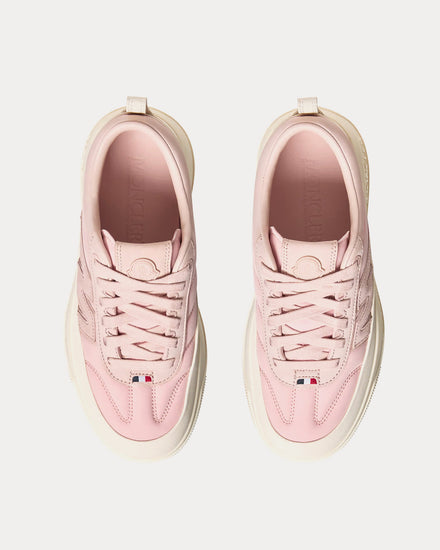 Moncler Altive Nubuck & Suede Pink Low Top Sneakers - 2