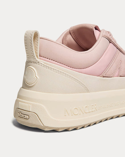 Moncler Altive Nubuck & Suede Pink Low Top Sneakers - 5