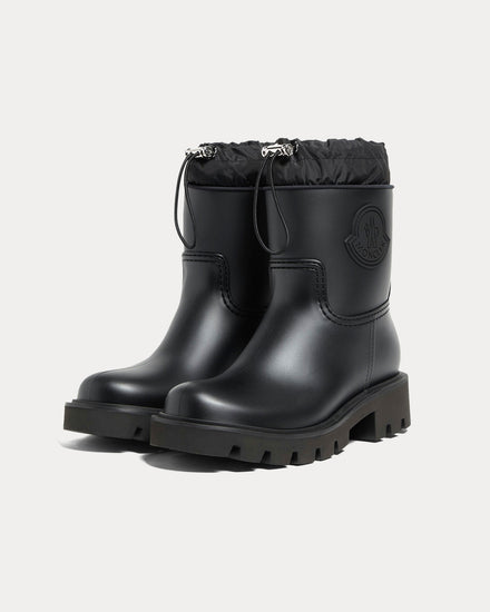 Moncler Kickstream Black Rain Boots - 2