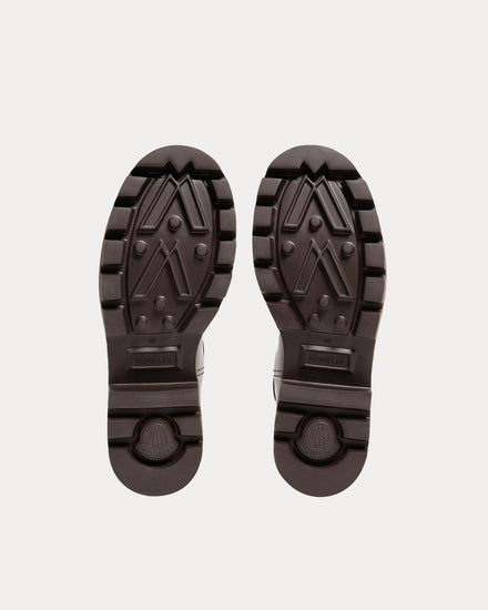 Moncler Kickstream Brown Rain Boots - 4