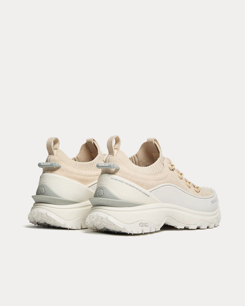 Moncler Women's Trailgrip Lite3 Nubuck & Suede White / Ivory