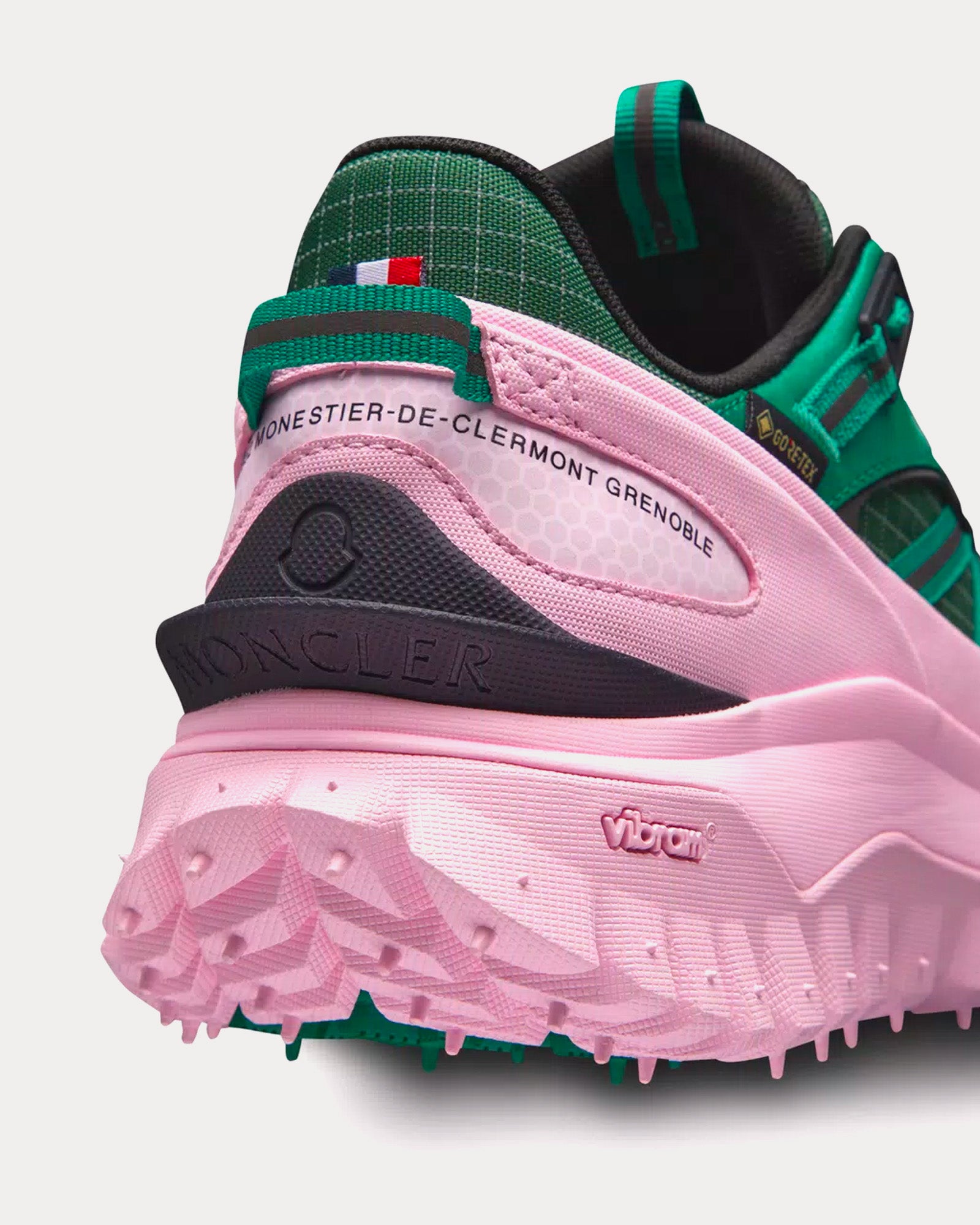 Moncler - Trailgrip GTX Pink / Green Low Top Sneakers