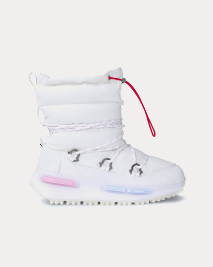 Moncler x Adidas NMD Mid Optical White High Top Sneakers - 1