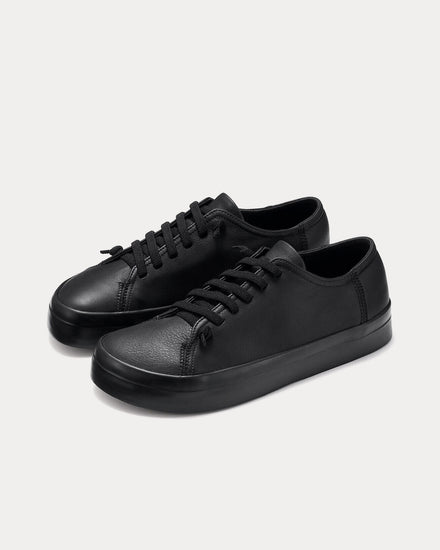 【極美品】MUJI LABO × CAMPER (25) コラボ スニーカー 黒 無印良品「MUJI Labo（ムジラボ）」と「カンペール」が共同開発