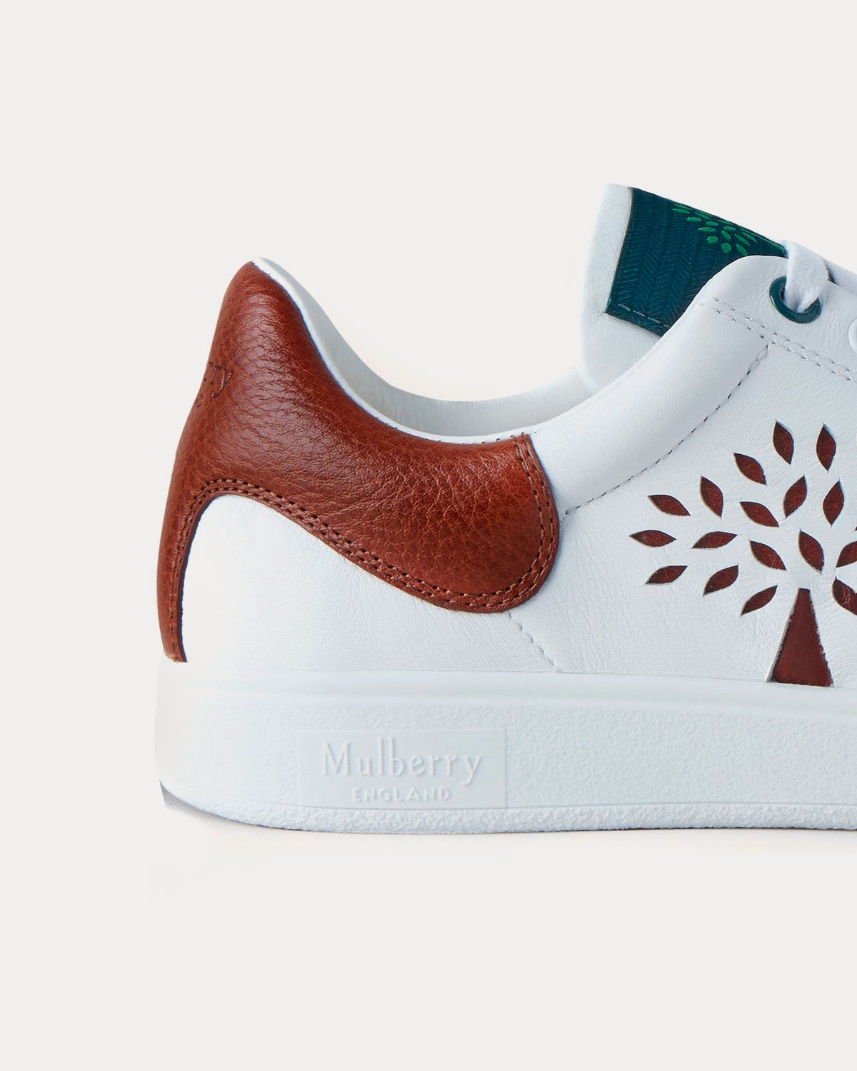 Mulberry - Tree Tennis Bovine Leather Oak Low Top Sneakers