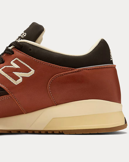 New Balance MADE in UK 1500v1  Maple Syrup / Black / Black Coffee Low Top Sneakers - 5