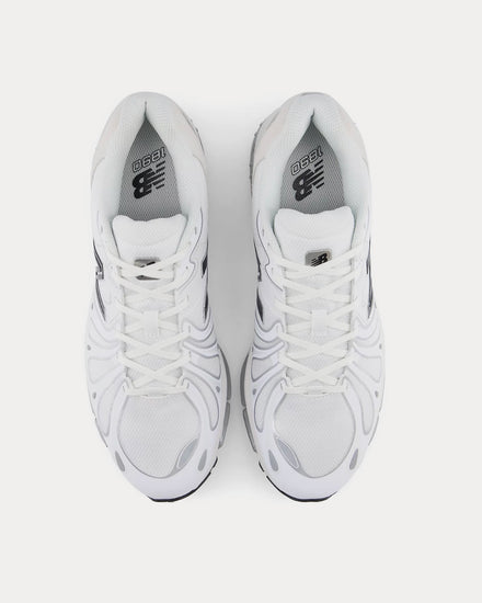 New Balance Abzorb 1890 White / Silver Metallic / Black Low Top Sneakers - 2
