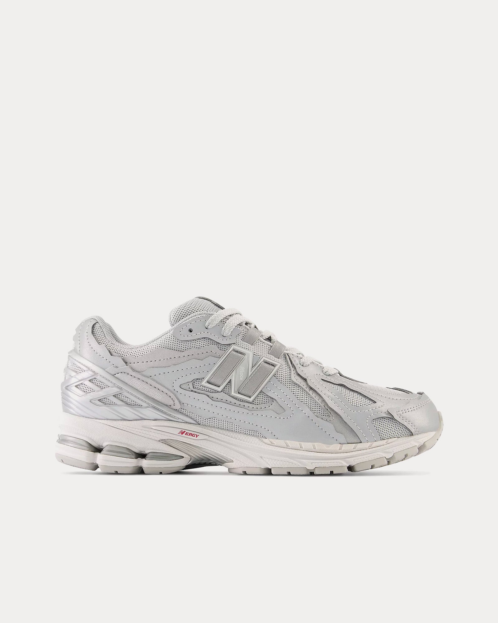 New Balance Men's 1906D Silver Metalic / White / Crimson Low