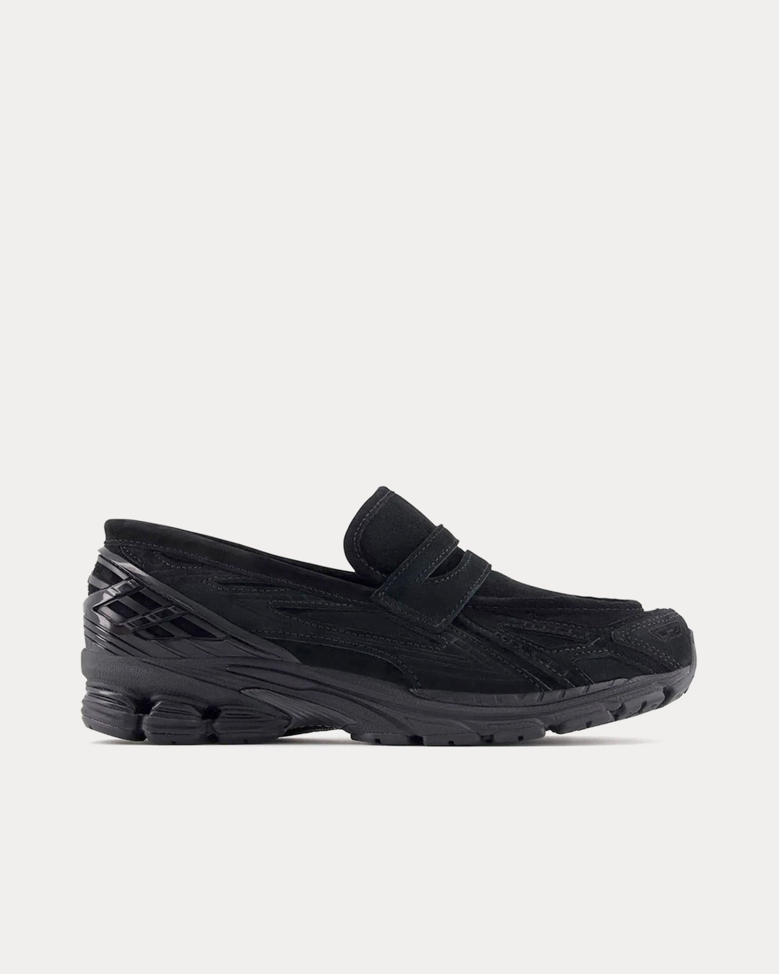 【New Balance】 正規品★ 1906L Black Black Cement New Balance Unisex 1906L Suede Black / Black Cement Loafers