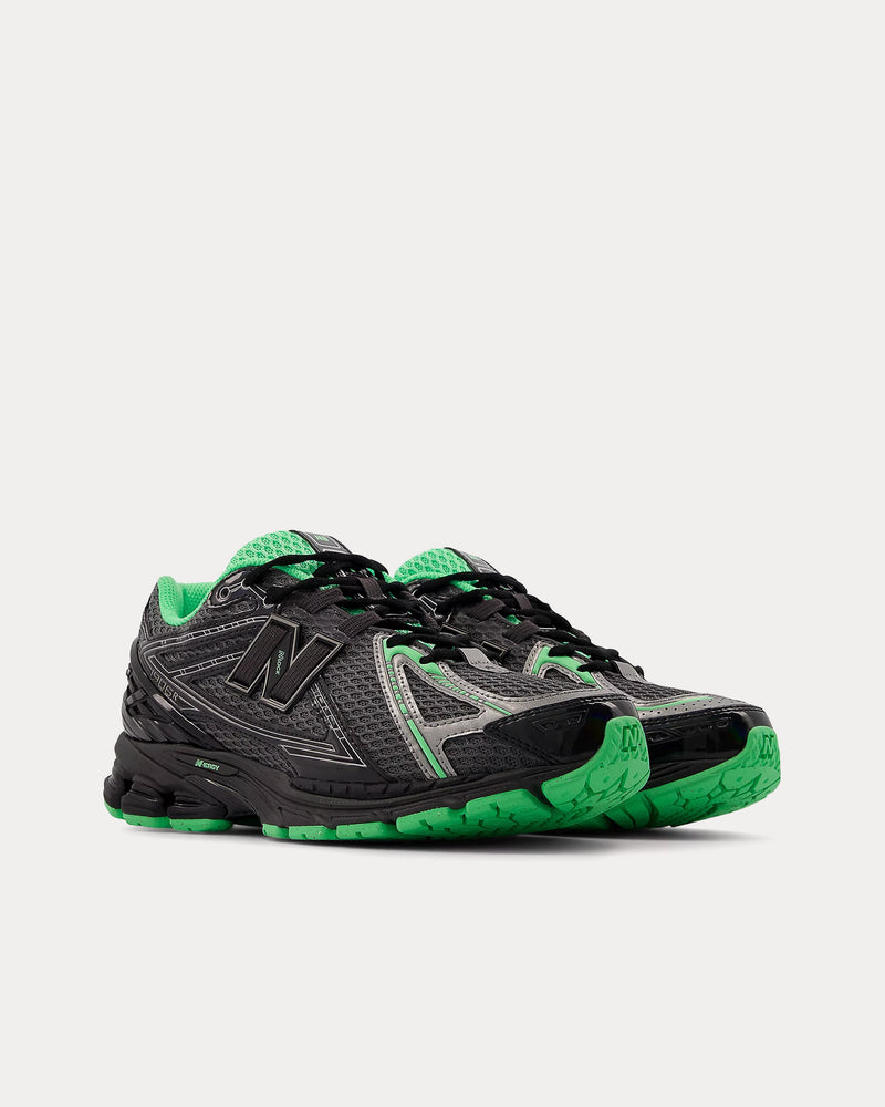 New Balance 1906r Dark Silver Metallic / Lime Leaf / Castlerock Low Top Sneakers - 3