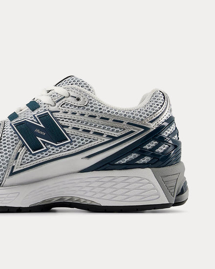 New Balance 1906r Silver Metallic / Deep Ocean / White Low Top Sneakers - 5