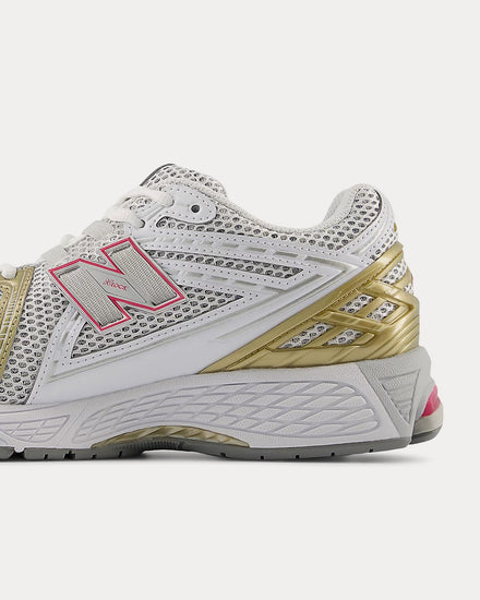 New Balance 1906r Silver Metallic / Dragon Berry / White Low Top Sneakers - 5