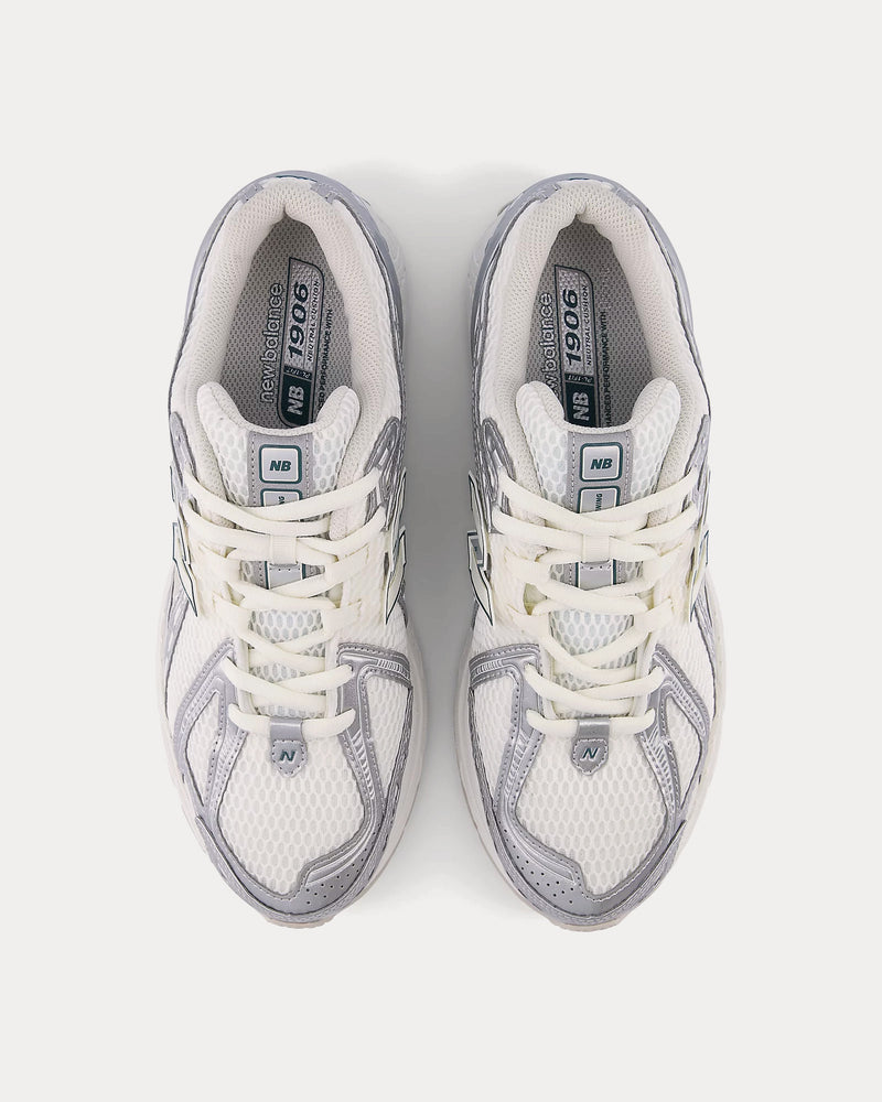 New Balance 1906r Silver Metalic / Sea Salt / New Spruce Low Top Sneakers - 2