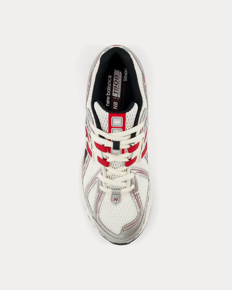 New Balance 1906R Silver Metallic / Classic Crimson / Sea Salt Low Top Sneakers - 2