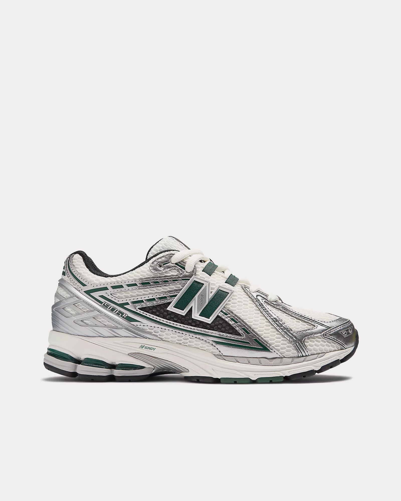 New Balance Unisex 1906r Silver Metallic / Nightwatch Green