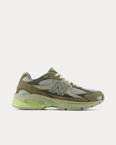 New Balance Abzorb 2010 Covert Green / Dry Lime / Lone Star Grey Low Top Sneakers