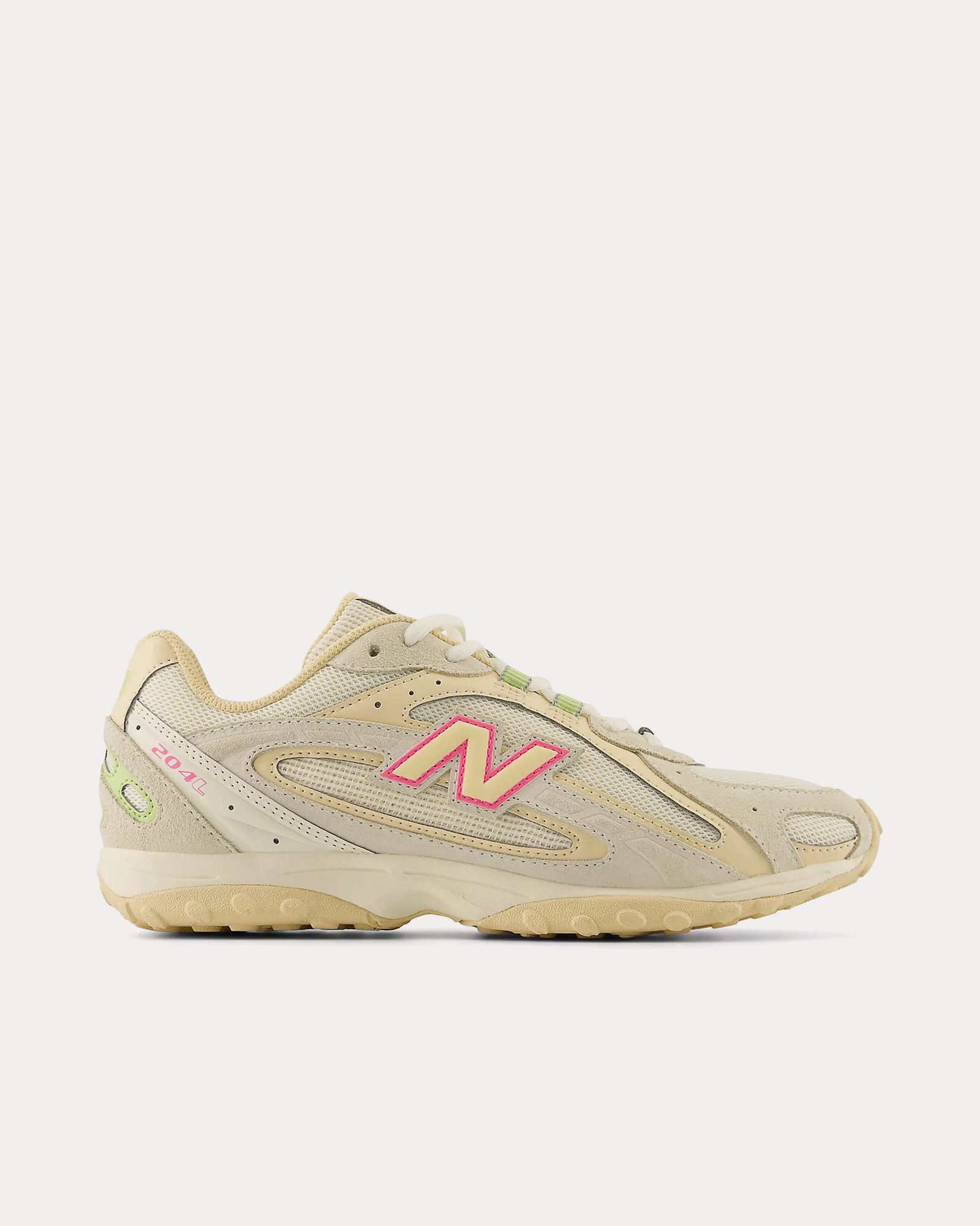 New Balance Unisex 204L Sherbet / Angora / Dry Lime Low Top Sneakers