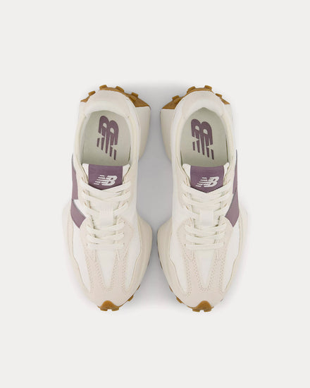 New Balance 327 Linen / Sea Salt / Dark Ice Wine Low Top Sneakers - 2