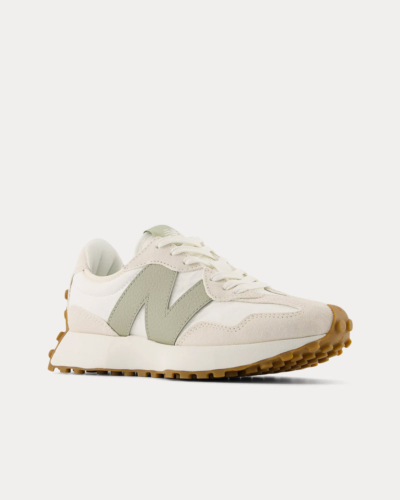 New Balance 327 Linen / Sea Salt / Olivine Low Top Sneakers - 3