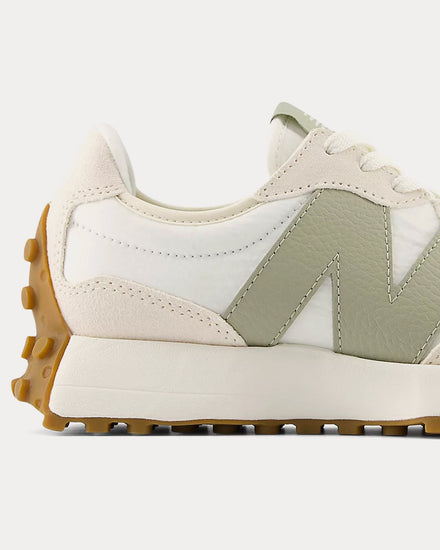 New Balance 327 Linen / Sea Salt / Olivine Low Top Sneakers - 4