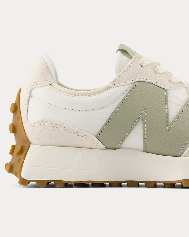 New Balance 327 Linen / Sea Salt / Olivine Low Top Sneakers - 4