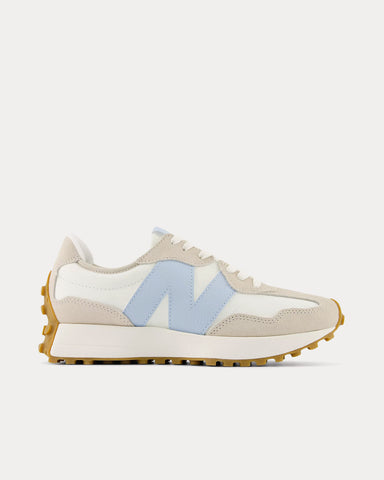New Balance 327 Timberwolf / Sea Salt / Light Chrome Blue Low Top Sneakers