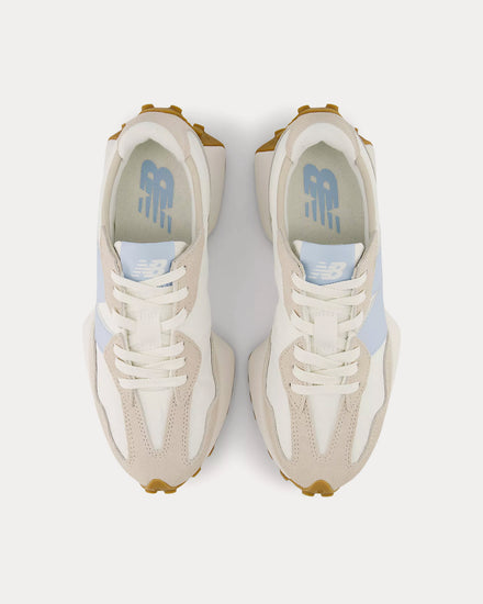 New Balance 327 Timberwolf / Sea Salt / Light Chrome Blue Low Top Sneakers - 2