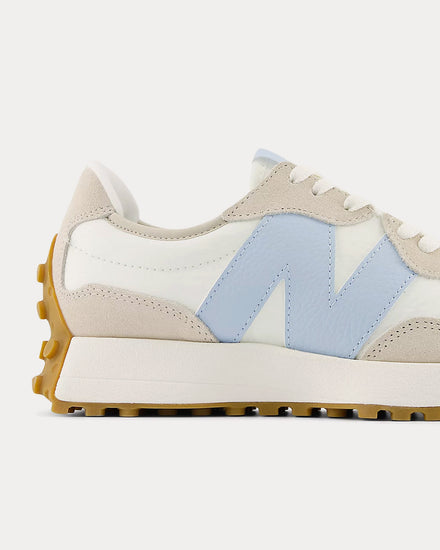 New Balance 327 Timberwolf / Sea Salt / Light Chrome Blue Low Top Sneakers - 4