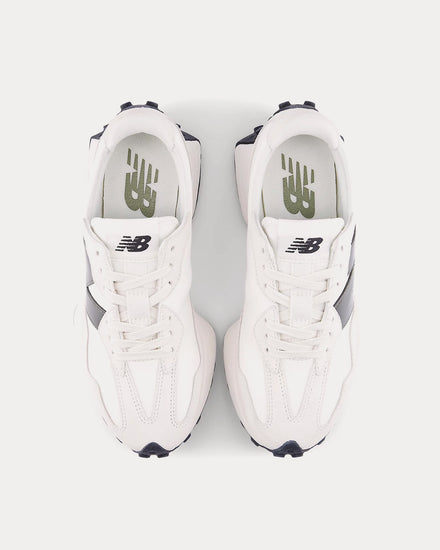 New Balance 327 Sea Salt / Dark Olivine Low Top Sneakers - 2