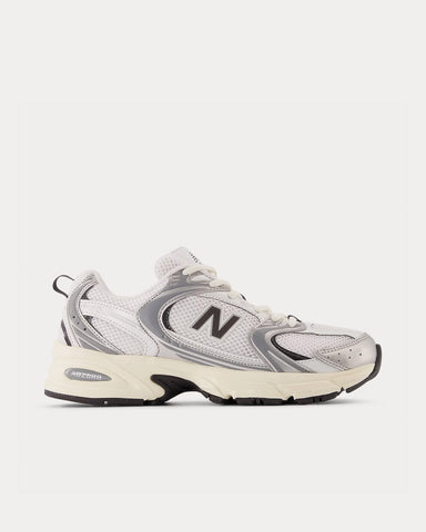 New Balance 530 Silver Metallic / Black Cement Low Top Sneakers