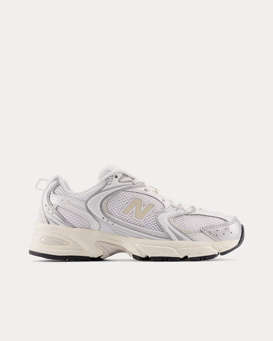 New Balance 530 Silver Metallic / Linen Low Top Sneakers