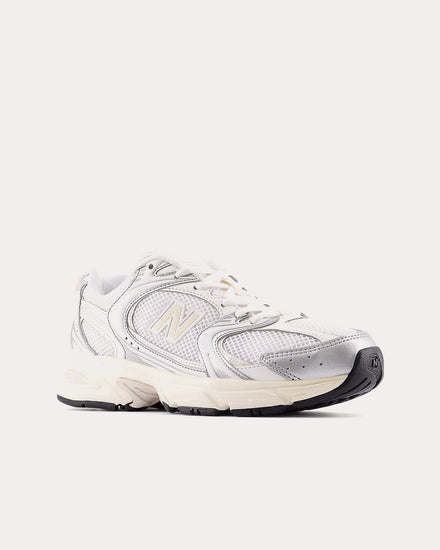 New Balance 530 Silver Metallic / Linen Low Top Sneakers - 3