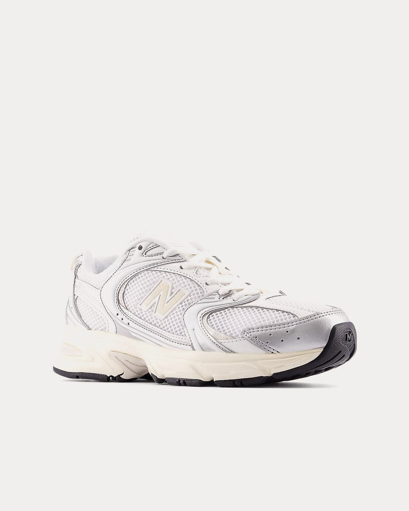 New Balance 530 Silver Metallic / Linen Low Top Sneakers - 3