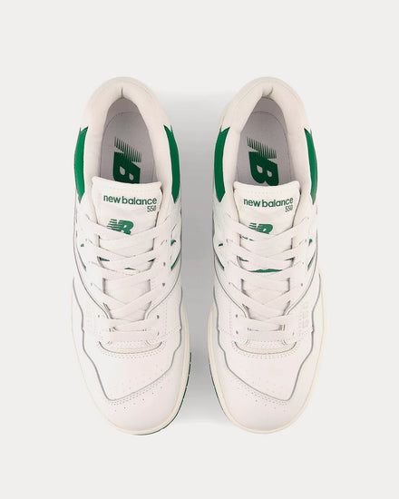 New Balance 550 White / Classic Pine / Summer Fog Low Top Sneakers - 2