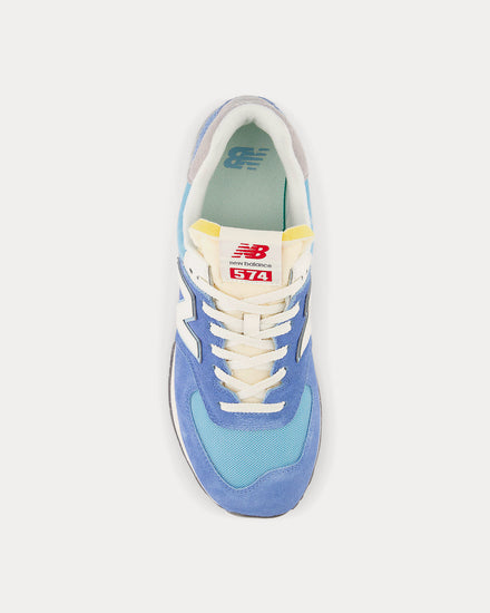 New Balance 574 Blue Laguna / Sea Salt Low Top Sneakers - 2