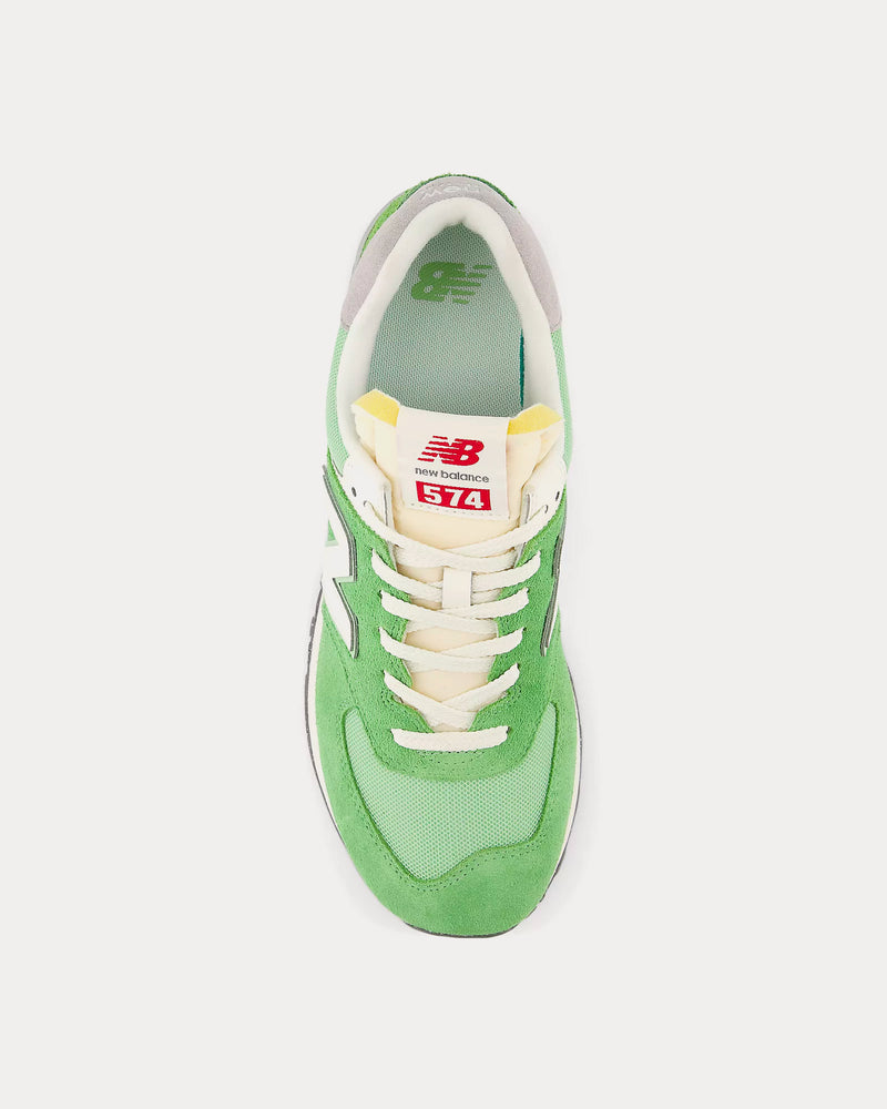New Balance 574 Chive / Sea Salt Low Top Sneakers - 2