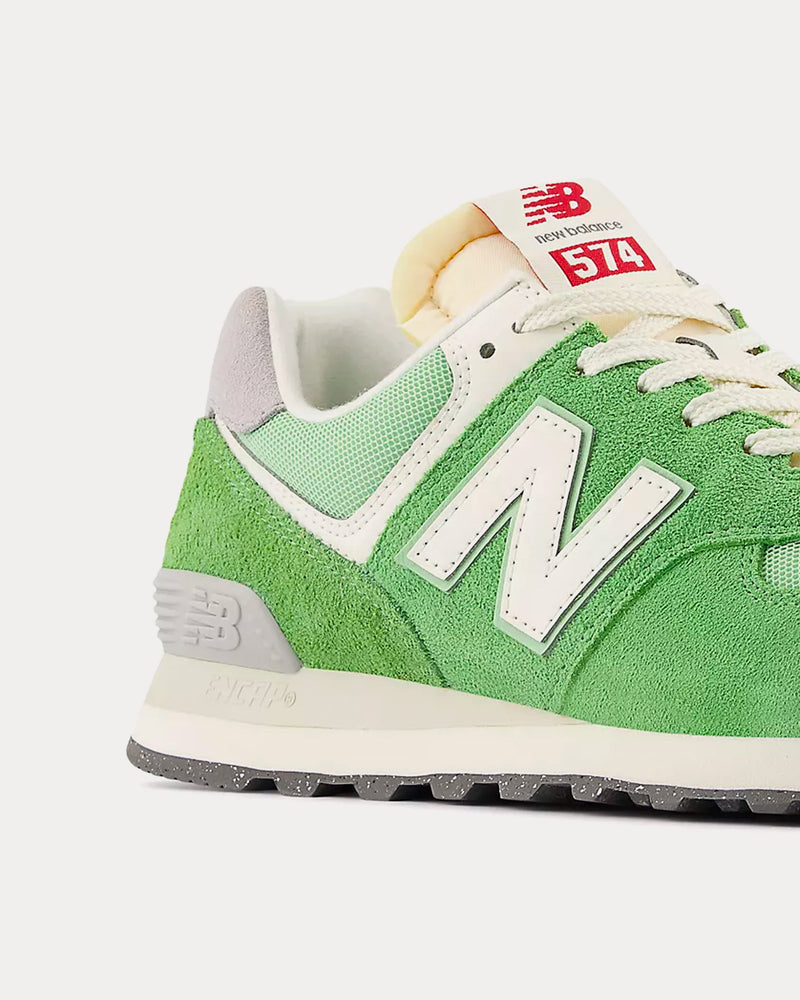 New Balance 574 Chive / Sea Salt Low Top Sneakers - 3