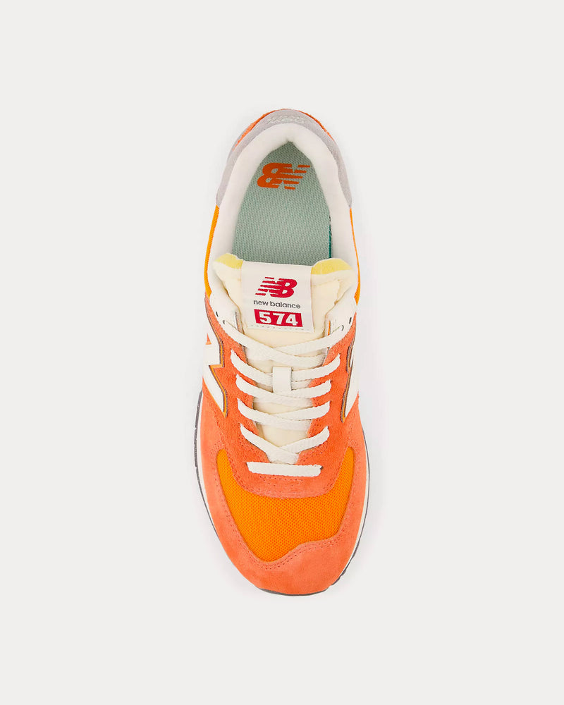 New Balance 574 Gulf Red / Sea Salt Low Top Sneakers - 2