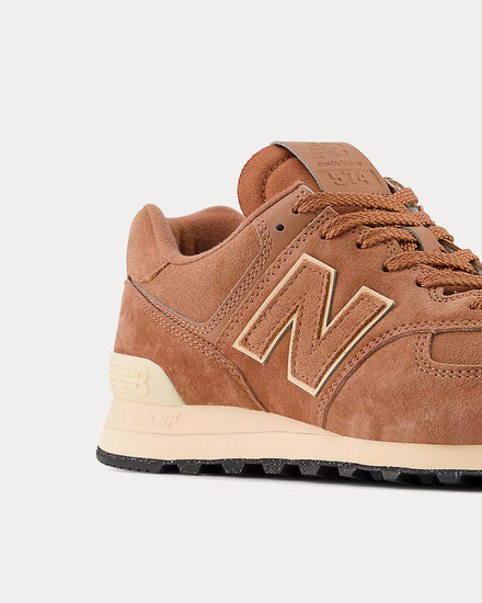 New Balance 574 Pecan / Dark Vintage Rose Low Top Sneakers - 2