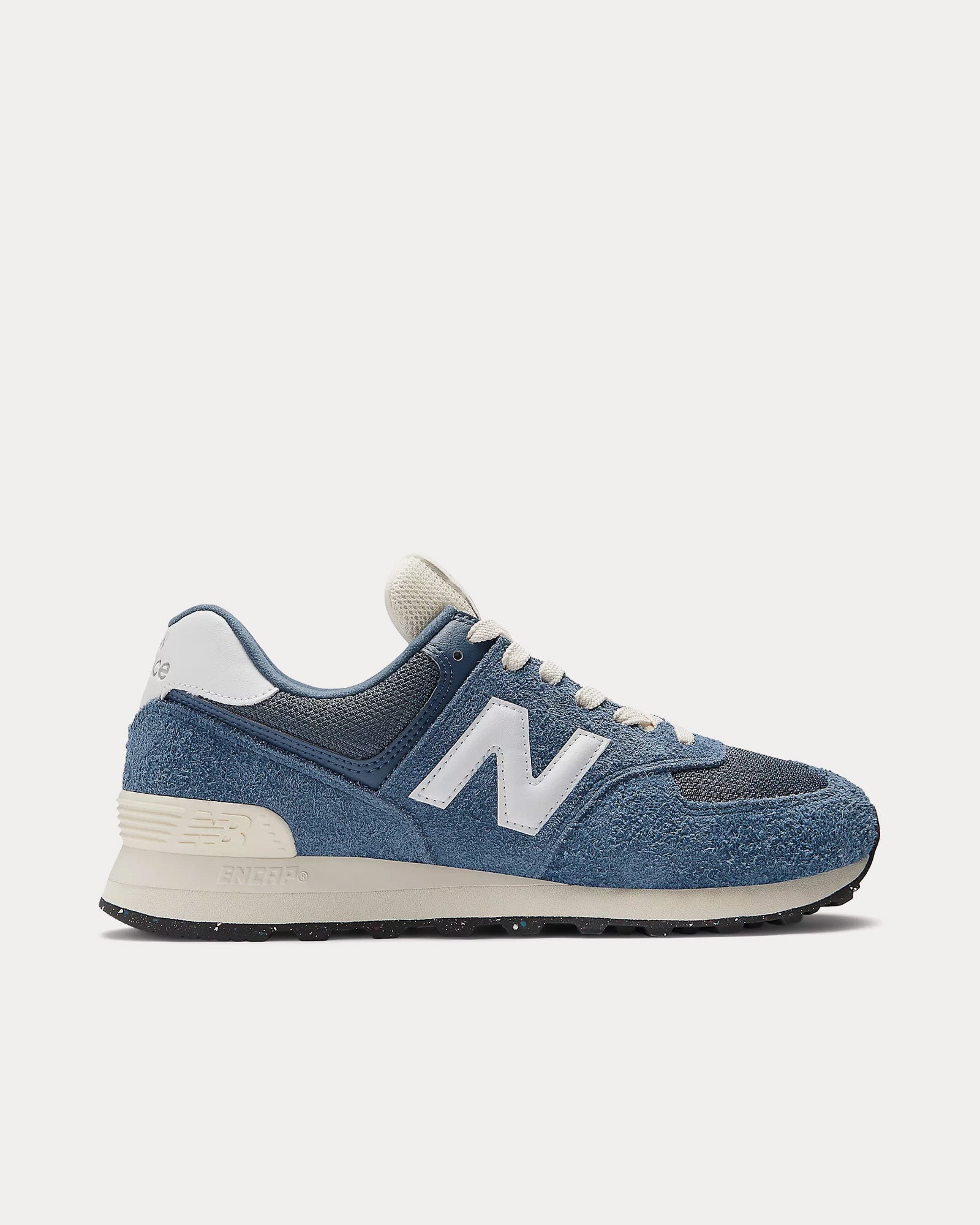 New Balance Unisex 574 Vintage Indigo White Angora Low Top
