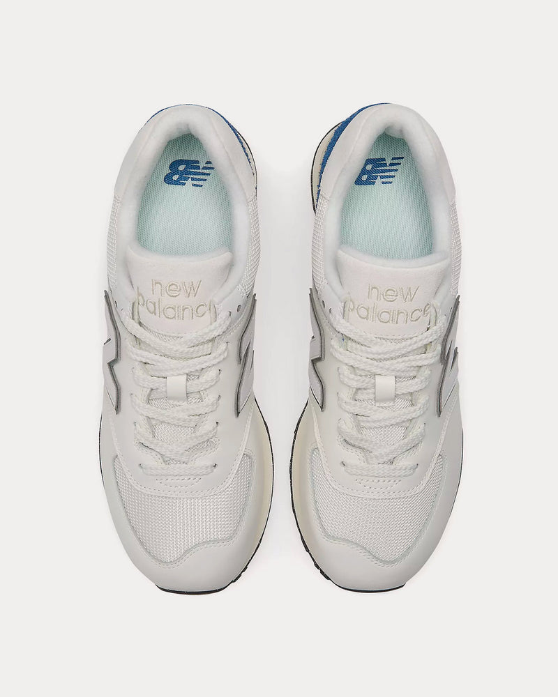 New Balance 574 White / Royal Blue Low Top Sneakers - 2
